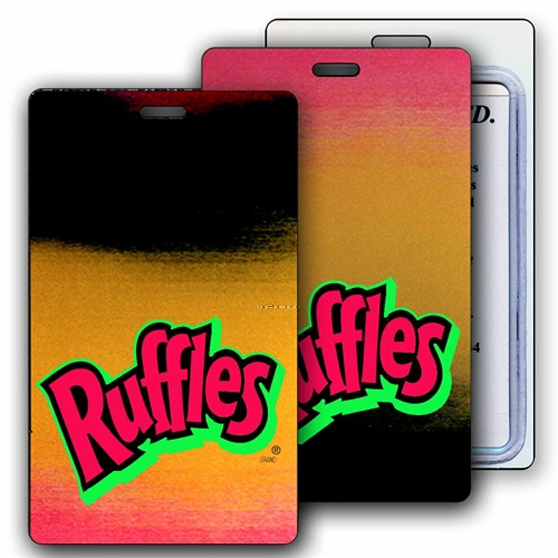 Lenticular Luggage Tags - Custom / Change Color / Red, Yellow, Black