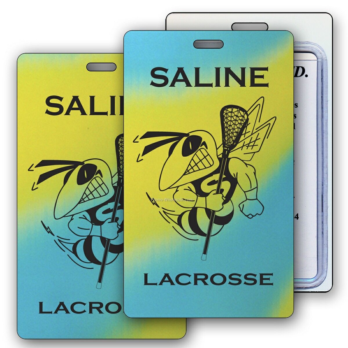 Lenticular Luggage Tags - Stock / Change Color / Yellow, Blue, Green