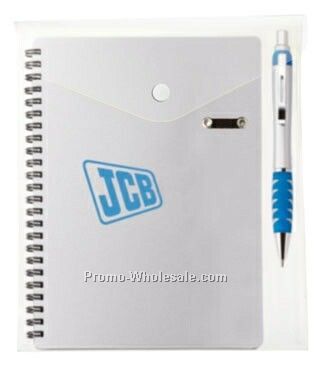 Lightning Combo Candy Coated Notebook And Pen In Envelope