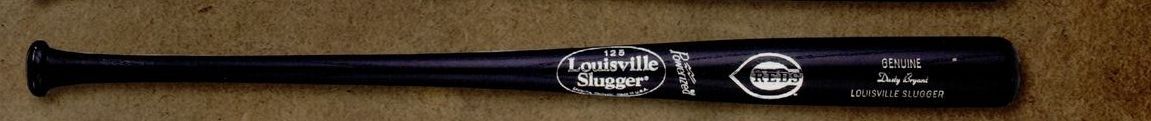 Louisville Slugger Full-size Mlb Logo Bat (Black/ Silver Imprint)