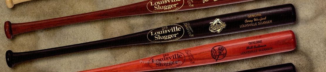 Louisville Slugger Youth Mlb Logo Bat (Black/ Gold Imprint)