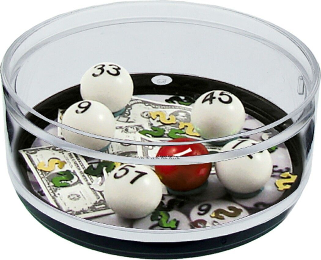 Lucky Lotto Compartment Coaster Caddy