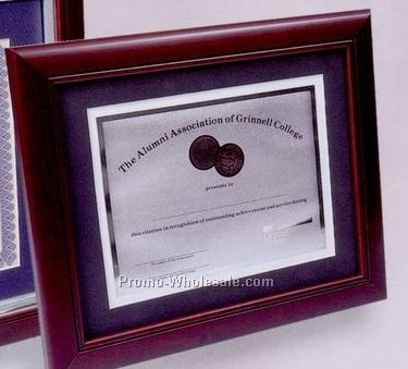 Mahogany Executive Certificate Frame