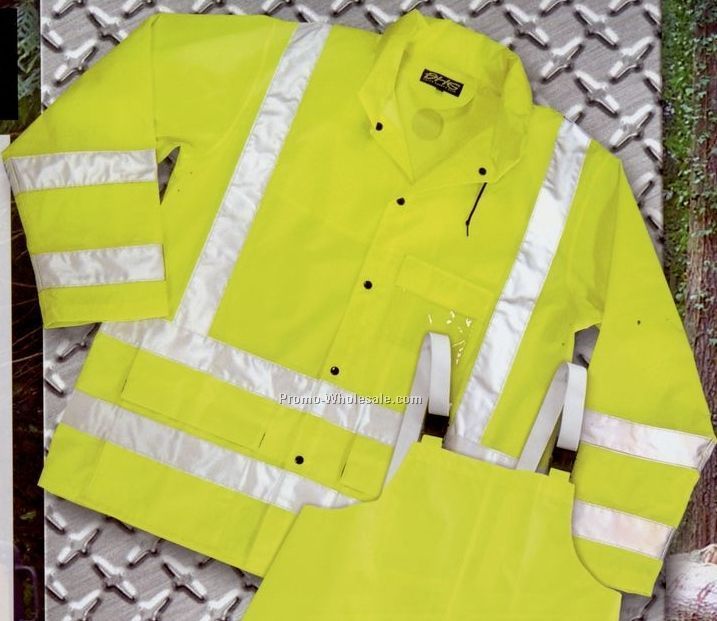 Maxflect Neon Reflective Safety Rain Jacket (S-xl)