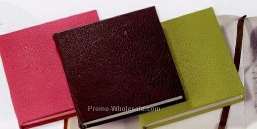 Medium Sketchbook W/ Genuine Leather Cover