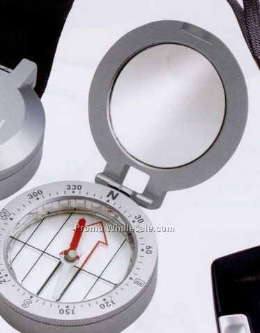 Minya Metal Compass W/Mirror