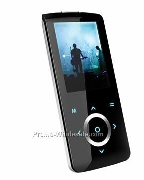 Mp3 Player With 2" Color Lcd, 8 Gb Flash Memory With FM & Touch Pad Control