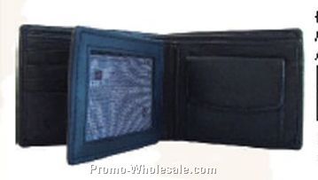 Napa Bi-fold Wallet W/Center Section, Id Holder & Change Purse