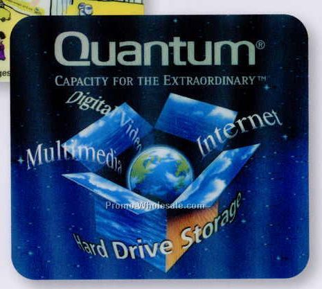 Opti Lenticular 3d Mouse Pads W/ 1/16" Rubber Backing