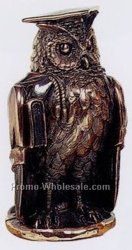 Owl Copper Finish Figurine