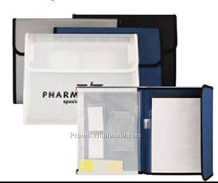 Padfolio With Pad & Expandable File With CD Holder