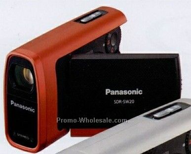 Panasonic Red Water Shock & Dustproof Compact Sd Camcorder