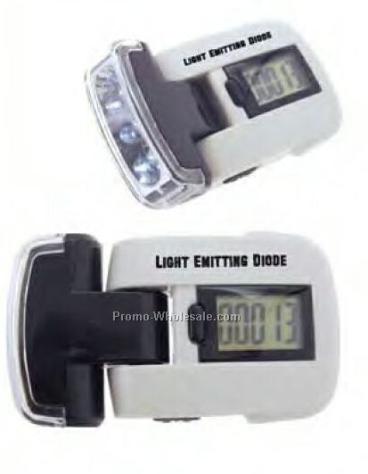 Pedometer W/ LED Light