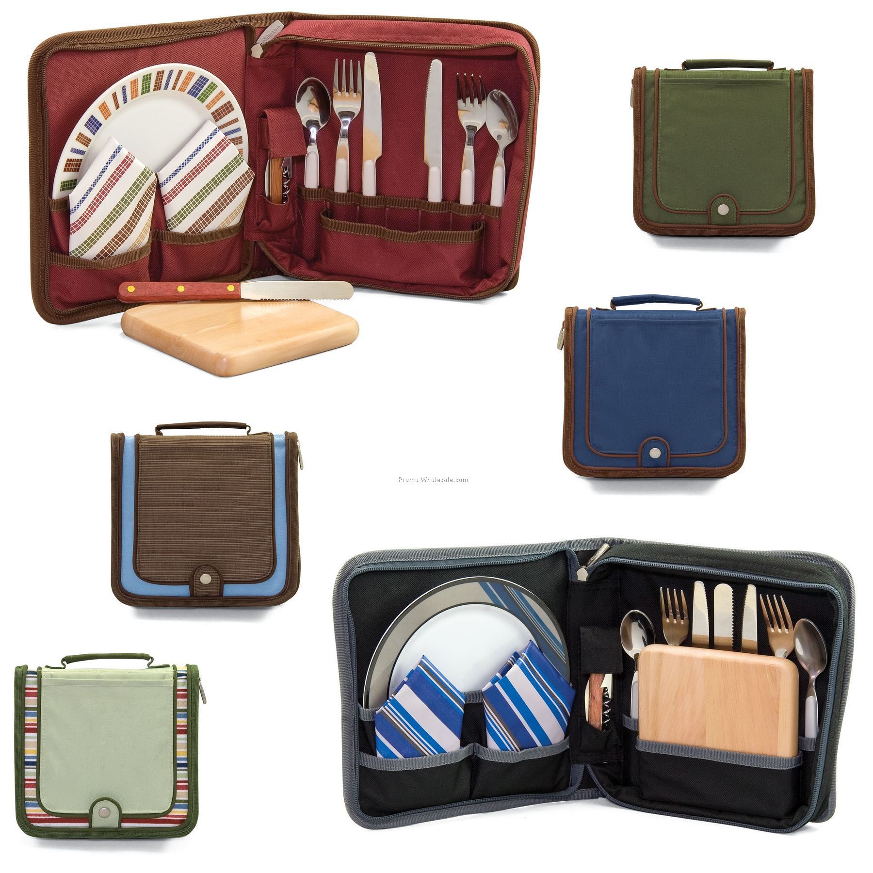 Piatto Travel Pack With Deluxe Wine & Cheese Service For 2
