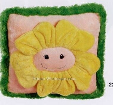 Pink Flower Pillow