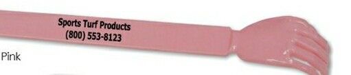 Pink Plastic Back Scratcher W/ Shoe Horn & Hanging Chain