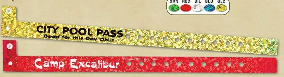 Printed Sparkle Wristband