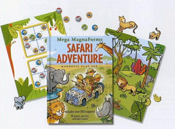 Safari Adventure Mega Magnaforms Book