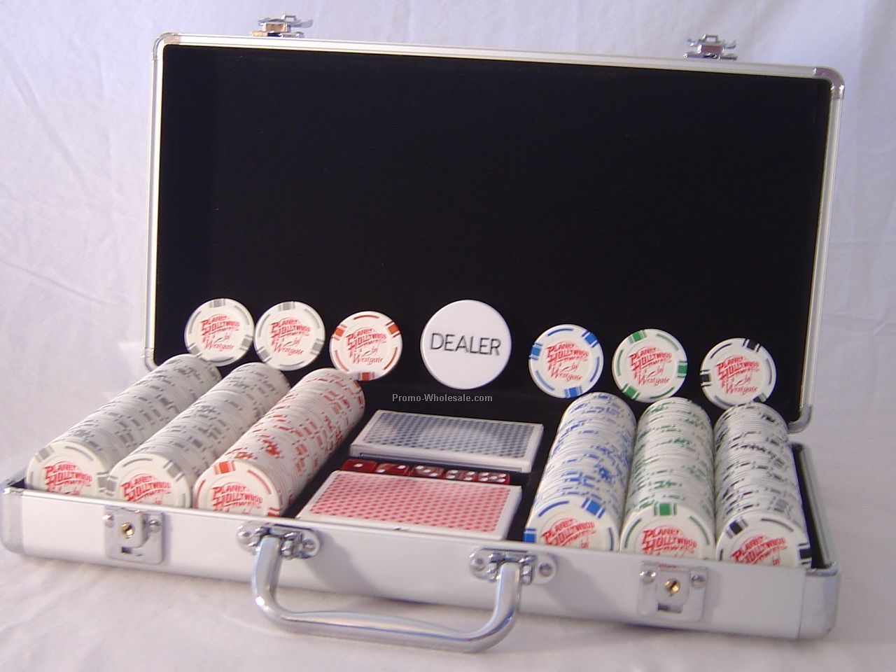 Silver Aluminum 300 Chip Set (1-color)