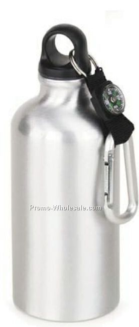 Silver Trek Bottle W/Carabiner