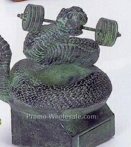 Snake With Weights Sculpture
