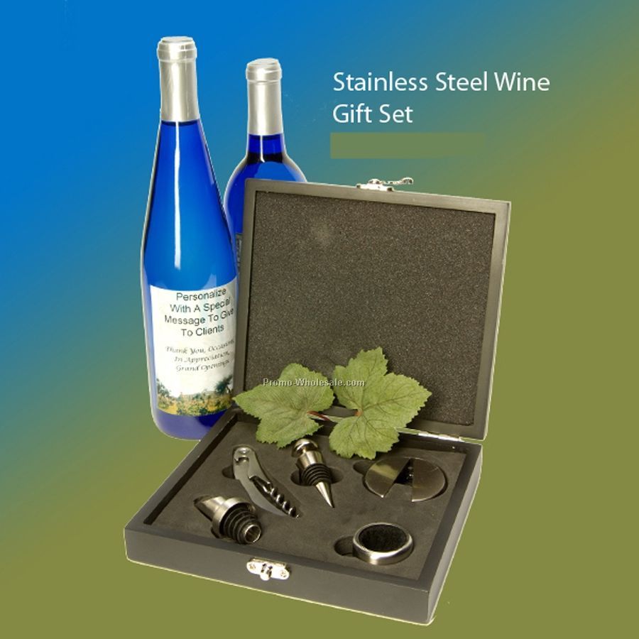 Stainless Steel Wine Gift Set