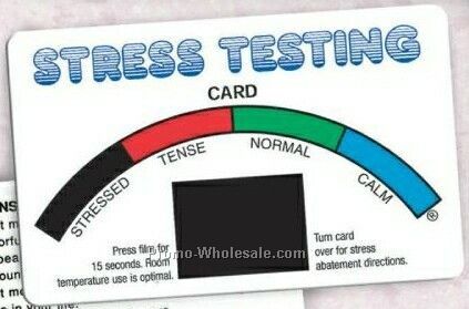 Stress Testing Card With Rainbow Stock Design