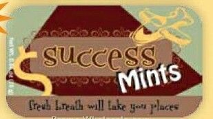 Success Mints "fresh Breath Will Take You Places" -stock Design