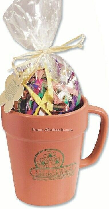 Terra Cotta Coffee Cup O' Confetti