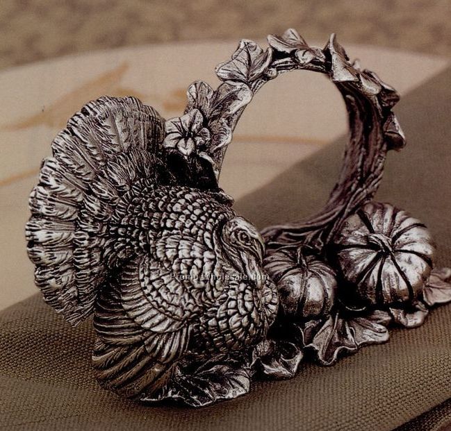 The 1824 Collection Silverplated Turkey Napkin Ring