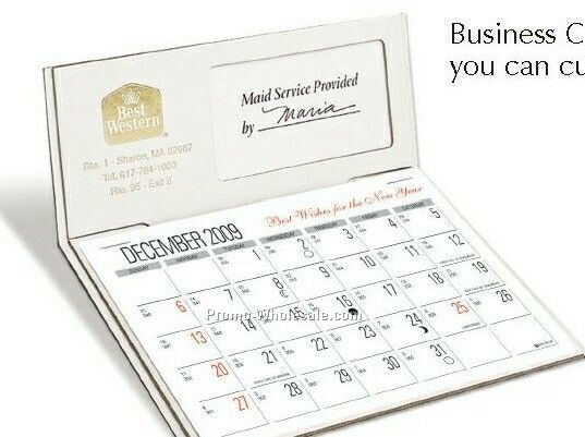 The Personalizer Desk Calendar/ Business Card Holder