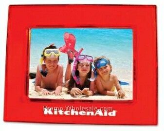 Translucent Red Picture Frame