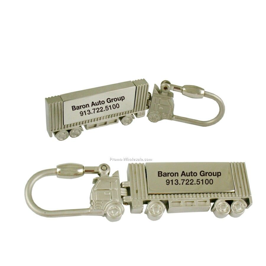 Truck Metal Key Tag