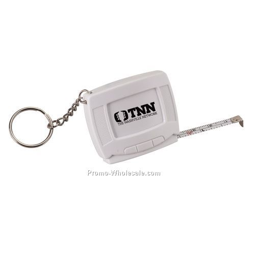 Tv Tape Measure Key Chain