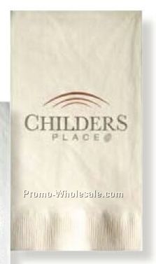 Vanilla 2-ply Coin Edge Embossed Dinner Napkins (Express Shipping)
