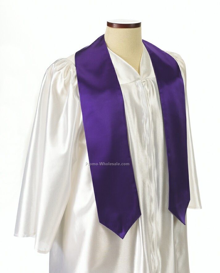 Wolfmark Purple Graduation Sash