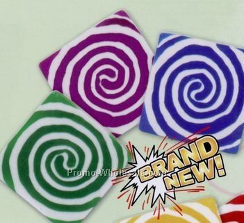 1-5/8"x1-5/8" Translucent Swirl Erasers /Blank
