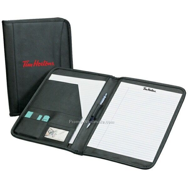 10-1/4"x13-1/2"x1" Notepad Portfolio (Imprinted)