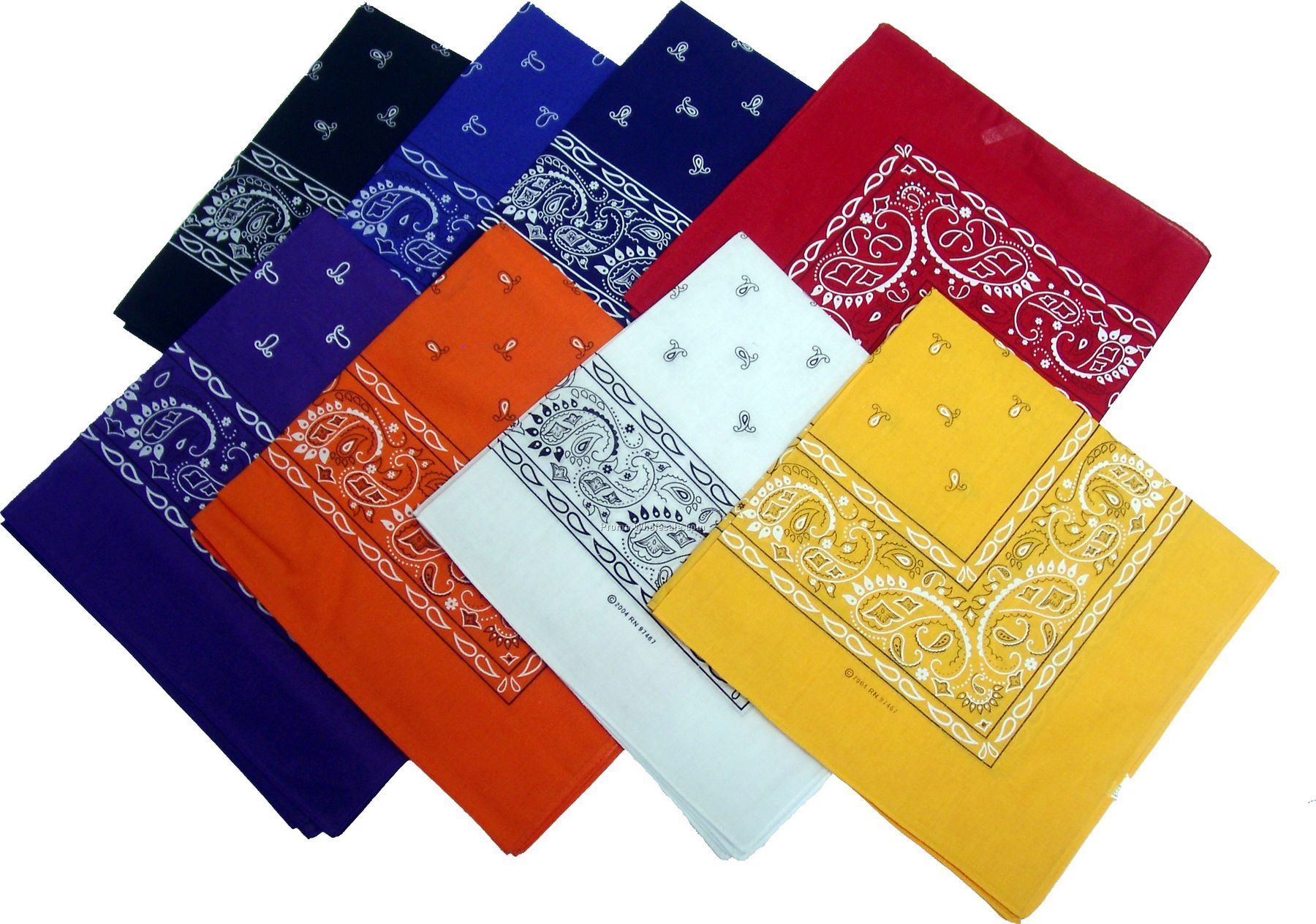 100% Cotton Paisley Bandanna