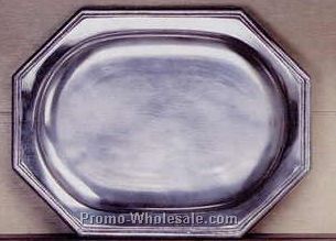 12-3/4"x9-3/4" Octagonal Platter