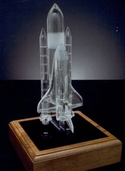 12"x12"x6" Replica Space Shuttle W/ Base