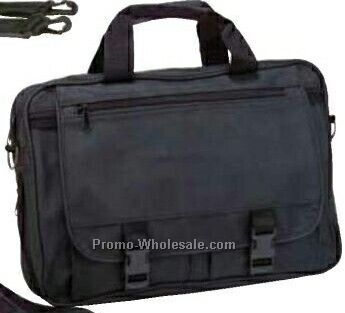 12"x16"x5" Executive Leatherette Expandable Briefcase