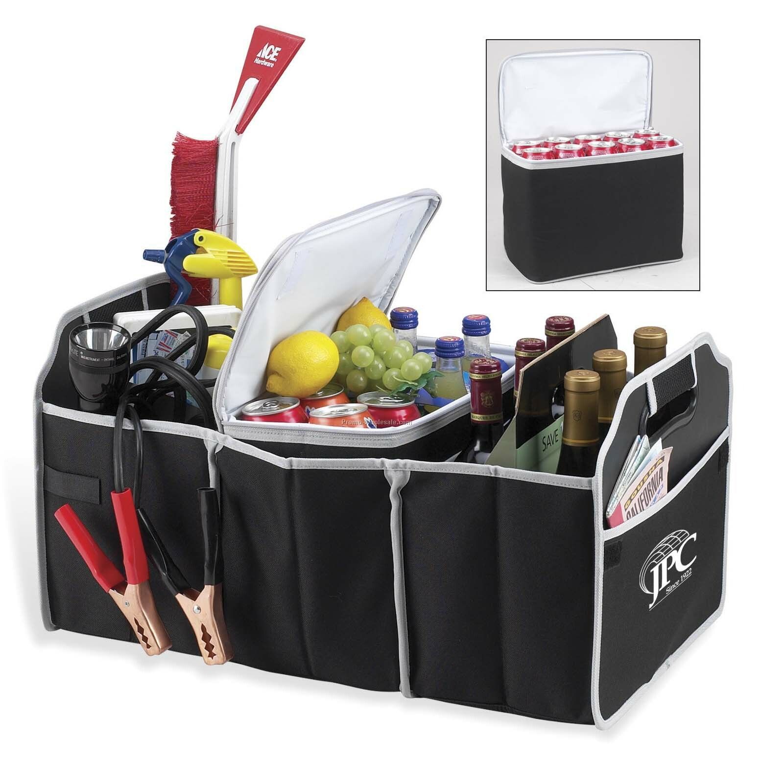 Combination Trunk Organizer And Cooler