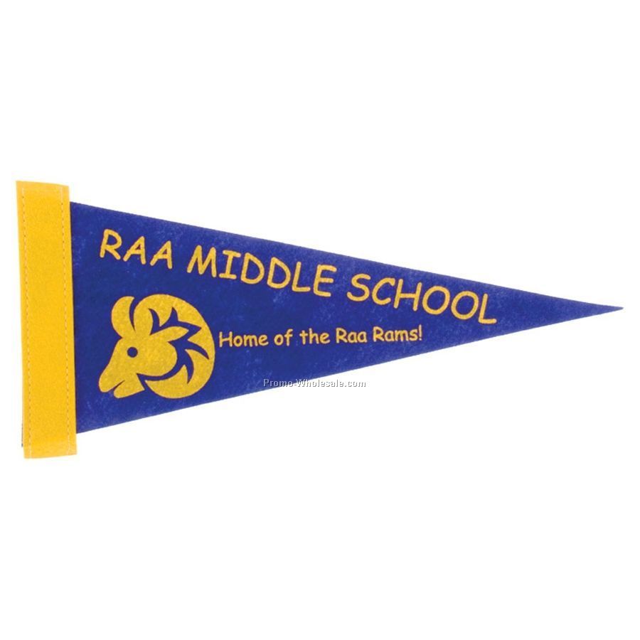 12"x5" Pennant