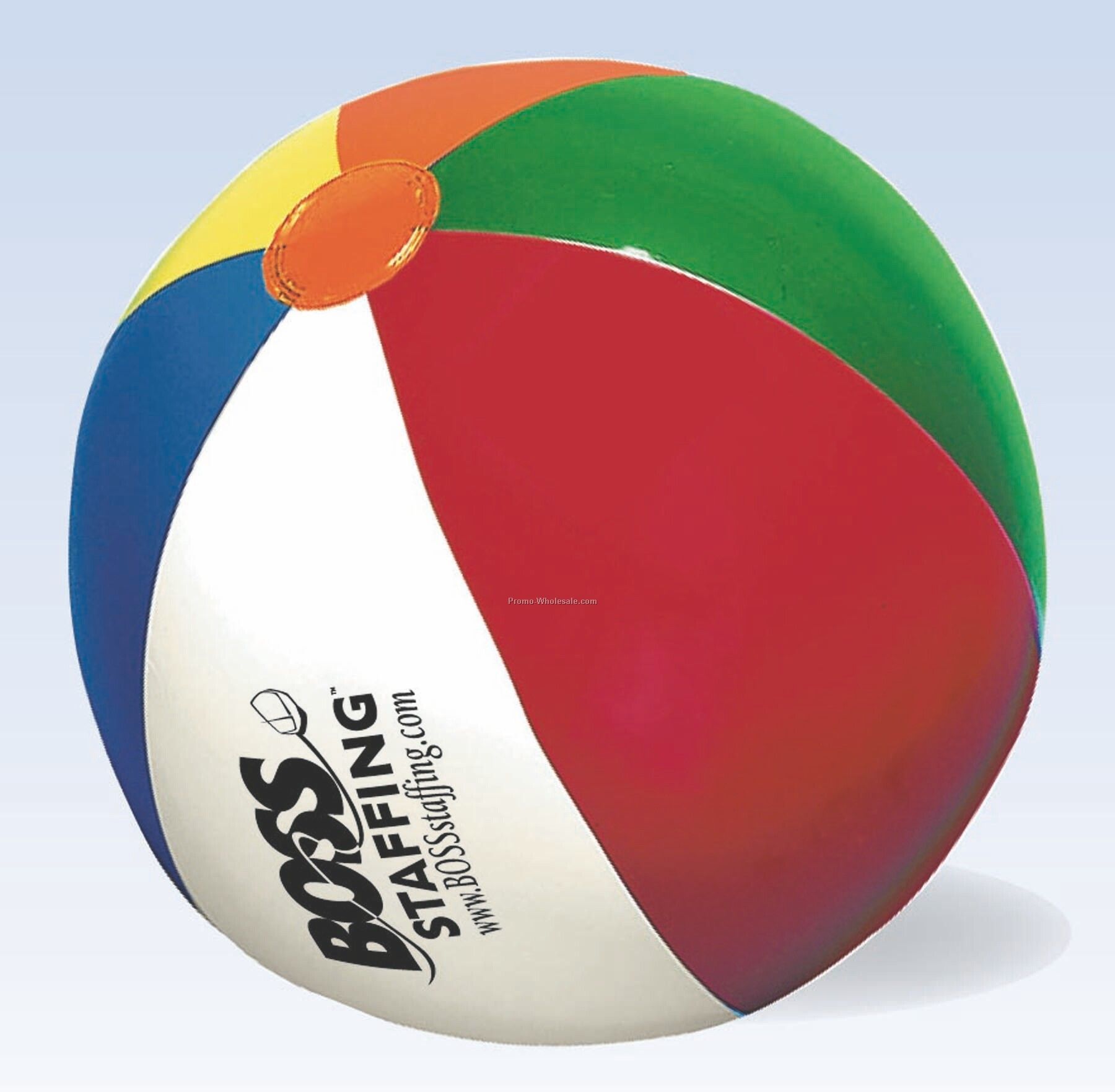 16" Beach Ball With Multi-colored Panels