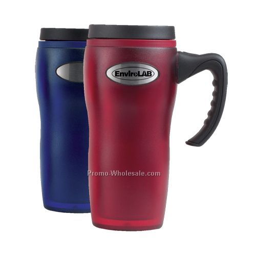 16 Oz. Curved Auto Mug With Handle