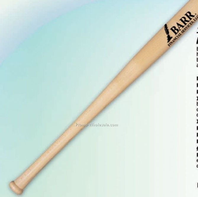 18" Natural Wood Replica Baseball Bat