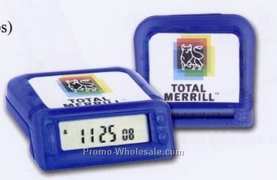 2"x1-7/8"x3/4" Pedometer With Full Color Imprint