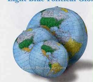 27" Light Blue Inflatable Political Globe