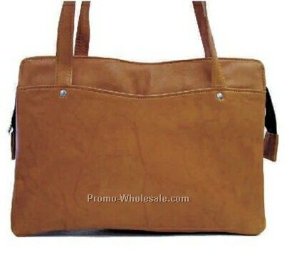 27cmx20cmx10cm Ladies Dark Brown 3 Section Hobo Bag